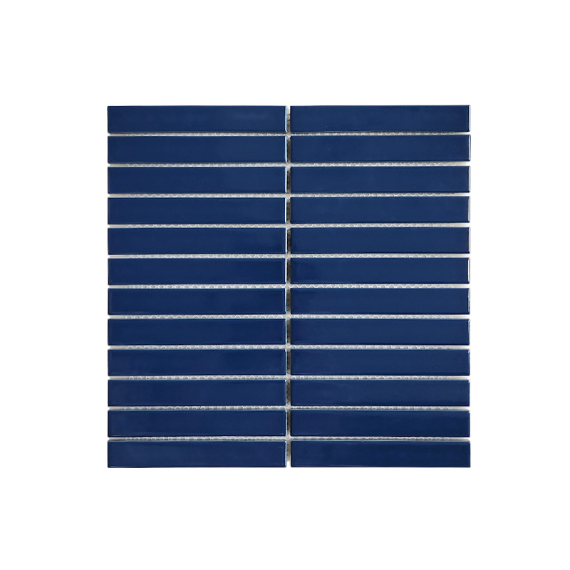 MOZZA TILE MOZZA TILE Plaza Glossy Dark Blue 22x145mm (300x296mm) - 1
